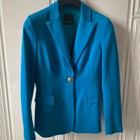 Giacca Pinko bluette con dettagli color oro