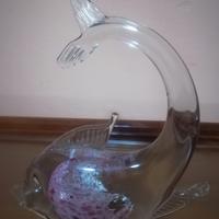 Pesce in vetro di Murano vintage