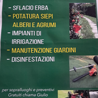 Servizi di giardinaggio