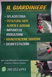 Servizi di giardinaggio