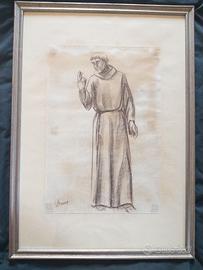 Grande disegno di San Francesco_Vittorio BUSET