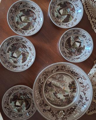 Set vintage Johnson Bros “Historic America 
