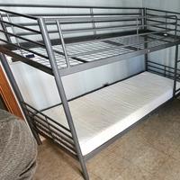 Letto a castello più materasso IKEA 