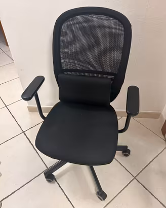 Sedia ergonomica da ufficio + cuscino lombare