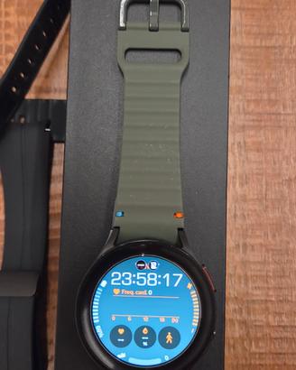 Samsung Watch 5 Pro + spigen armour e altri cintur