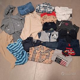 Abbigliamento bimbo 6/12 mesi Burberry e altro