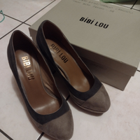 Décolleté tacco alto in camoscio Bibi Lou 38