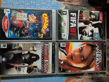 Lotto 4 giochi PSP 