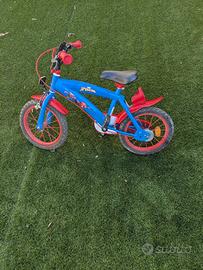 bici spiderman bambino