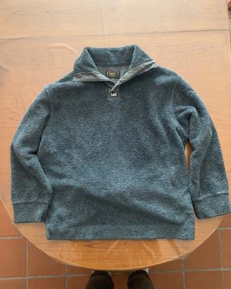 Felpa uomo in pile lee