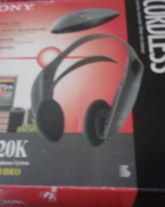 Cordless stereo headohones pour HiFi et television