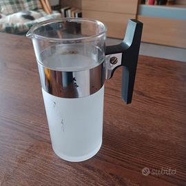 Bicchiere in vetro smerigliato e metallo SUNTORY