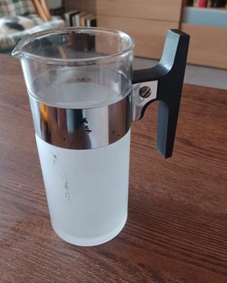 Bicchiere in vetro smerigliato e metallo SUNTORY