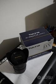 Tokina 11-16mm f/2.8 PRO DX con garanzia RCE Canon