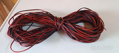 55 mt Cavetto rosso/nero 2 x 0.50
