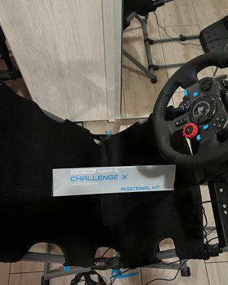 VOLANTE LOGITECH G29 + PLAYSEAT CHALLENGE X