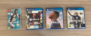 Fifa PS4 + Nintendo Switch (FIFA 19, 21, 22, 23)