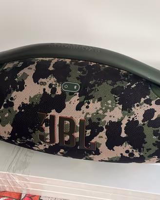JBL Boombox 3 Camouflage alimentatore + scatola