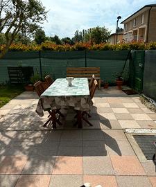 Mattonelle piastre 40x40 per giardino