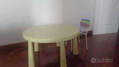 tavolino ikea bambini e ragazzi con sedia abbinata