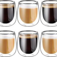 Set 6 bicchieri Glastal da caffe (doppia parete)