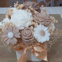 bouquet in cera di ecoolive