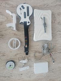 wii+ chitarra guitar hero + balance board 