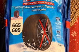 Calze neve OMOLOGATE  mai usate taglia 665/685