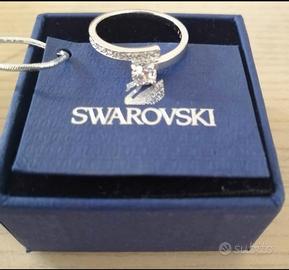 Anello Swarovski NUOVO - Taglia 55 (Diametro 17,5)
