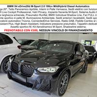 BMW X4 20d M-Sport Tetto Navi CAM LED Clima3Zone M