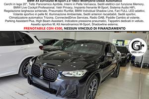 BMW X4 20d M-Sport Tetto Navi CAM LED Clima3Zone M