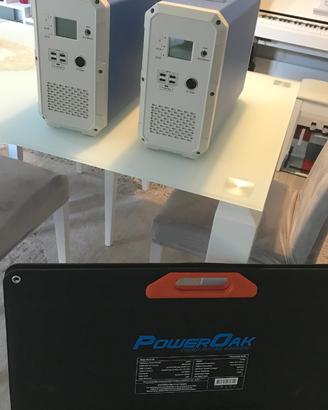 Bluetti EB240 Power Station (x2) + solar module