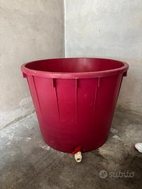 Mastello vino con Rubinetto