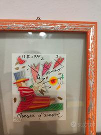 n.3 serigrafie musante con cornice 