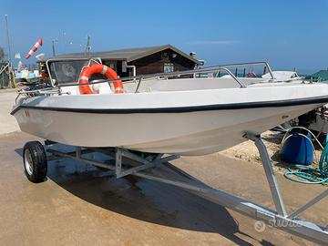 Barca open 5 metri con motore yamaha 40 cv 4 tempi