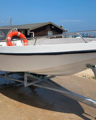 Barca open 5 metri con motore yamaha 40 cv 4 tempi