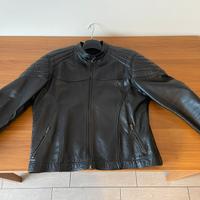 Giacca moto in pelle anni 70 Cafe’ Race Stile