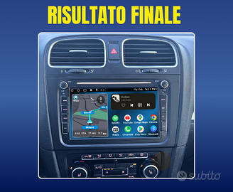 Volkswagen Golf 5 6 | 8 Pollici Autoradio android
