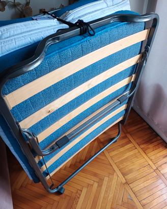 Brandina rotelle con materasso e Topper memory