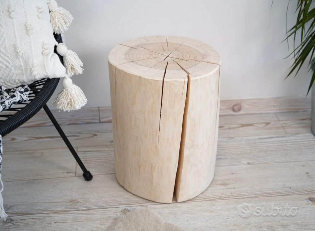 Sgabelli Tavolini Sgabello Tronco Legno Sgabello Tronco Mobili Usati