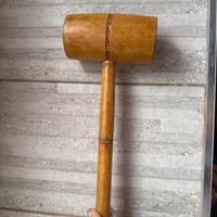 Vintage batticarne in legno