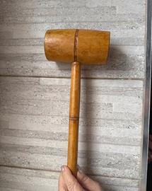 Vintage batticarne in legno