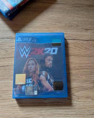 Video gioco wwe 2k20 ps4