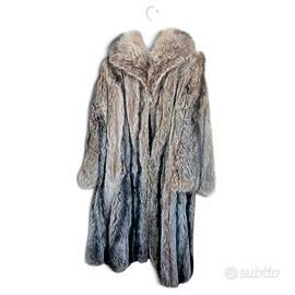 pelliccia volpe silver fox  tg 46