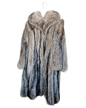 pelliccia volpe silver fox  tg 46