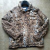 Giacca giacchetto imbottito leopardato donna clips
