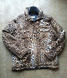 Giacca giacchetto imbottito leopardato donna clips
