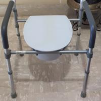 Sedia Comoda WC per Anziani e Disabili