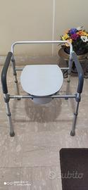 Sedia Comoda WC per Anziani e Disabili