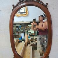 Specchio antico stile Luigi Filippo in legno